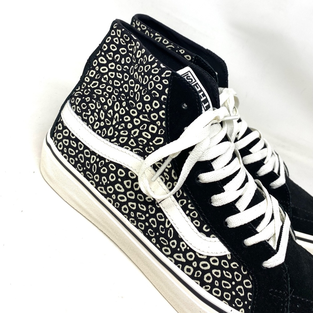 VANS Sk8-Hi Decon Sneakers Canvas Suede Black For Men Skate Shoes VN0A4BX64WM - Picture 4 of 10